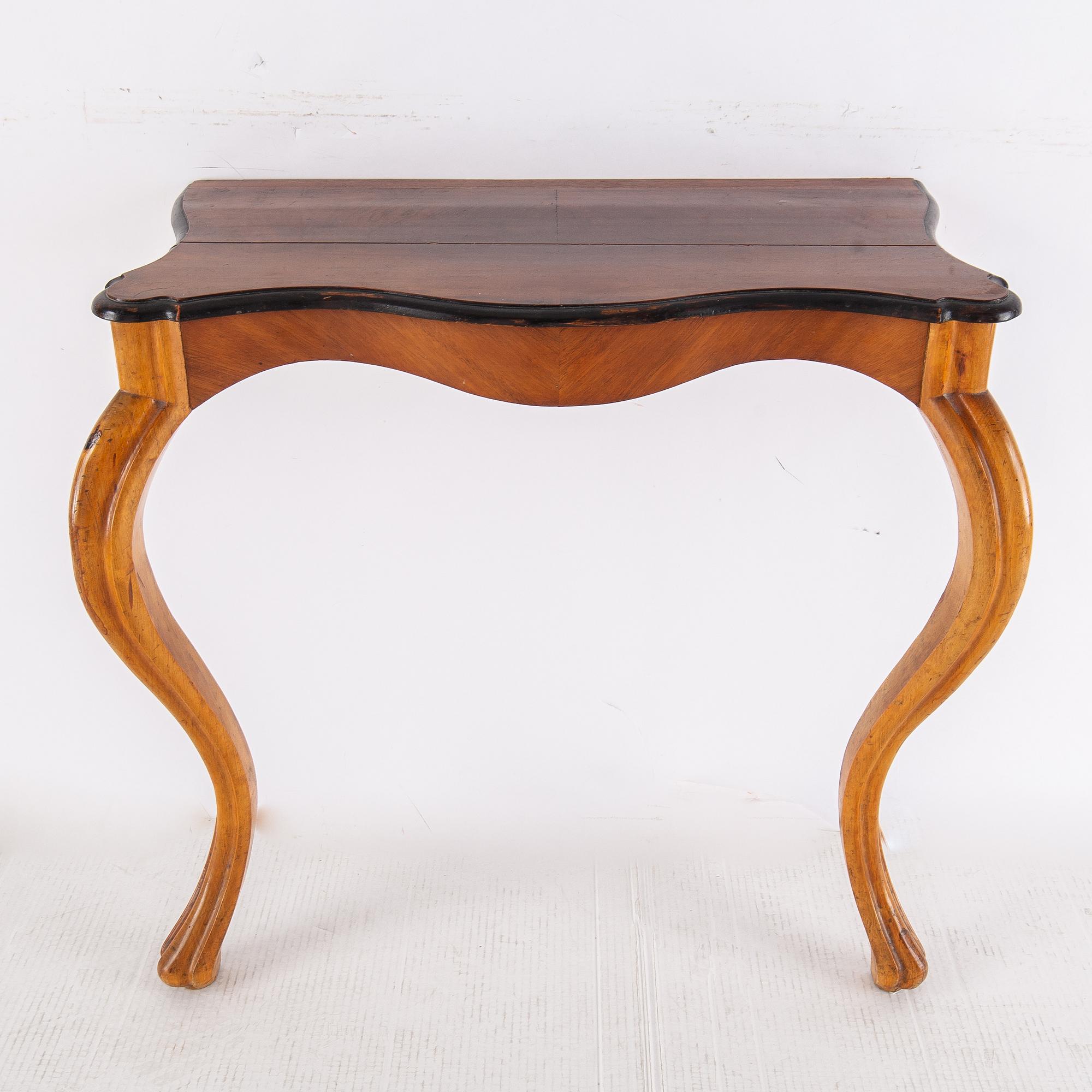 Spegel med konsolbord, 1800-talets slut.