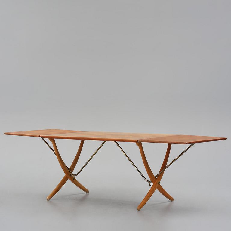 Hans J. Wegner, a dining table model "AT-304", Andreas Tuck, Denmark, 1960s.