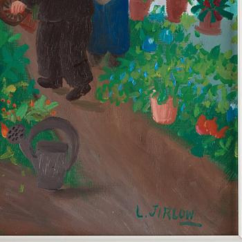 Lennart Jirlow, By the greenhouse.