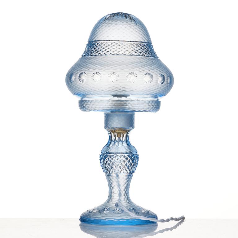 Orrefors, possibly, a glass table lamp, 1920-30s.