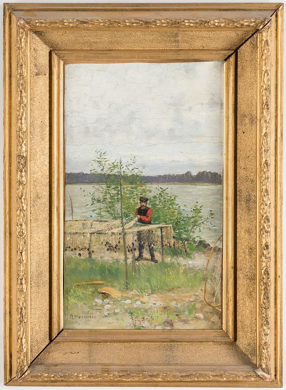 OLOF HERMELIN, oil on canvas, signed.