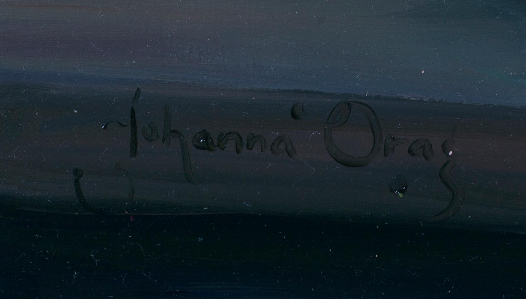 JOHANNA ORAS, olja på duk, signerad.