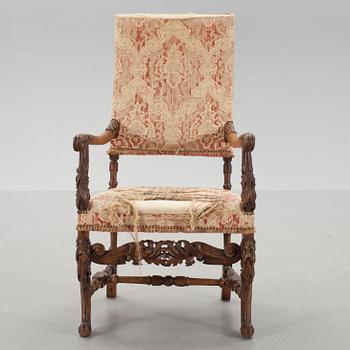 KARMSTOL, Barockstil. 1800-talets slut.
