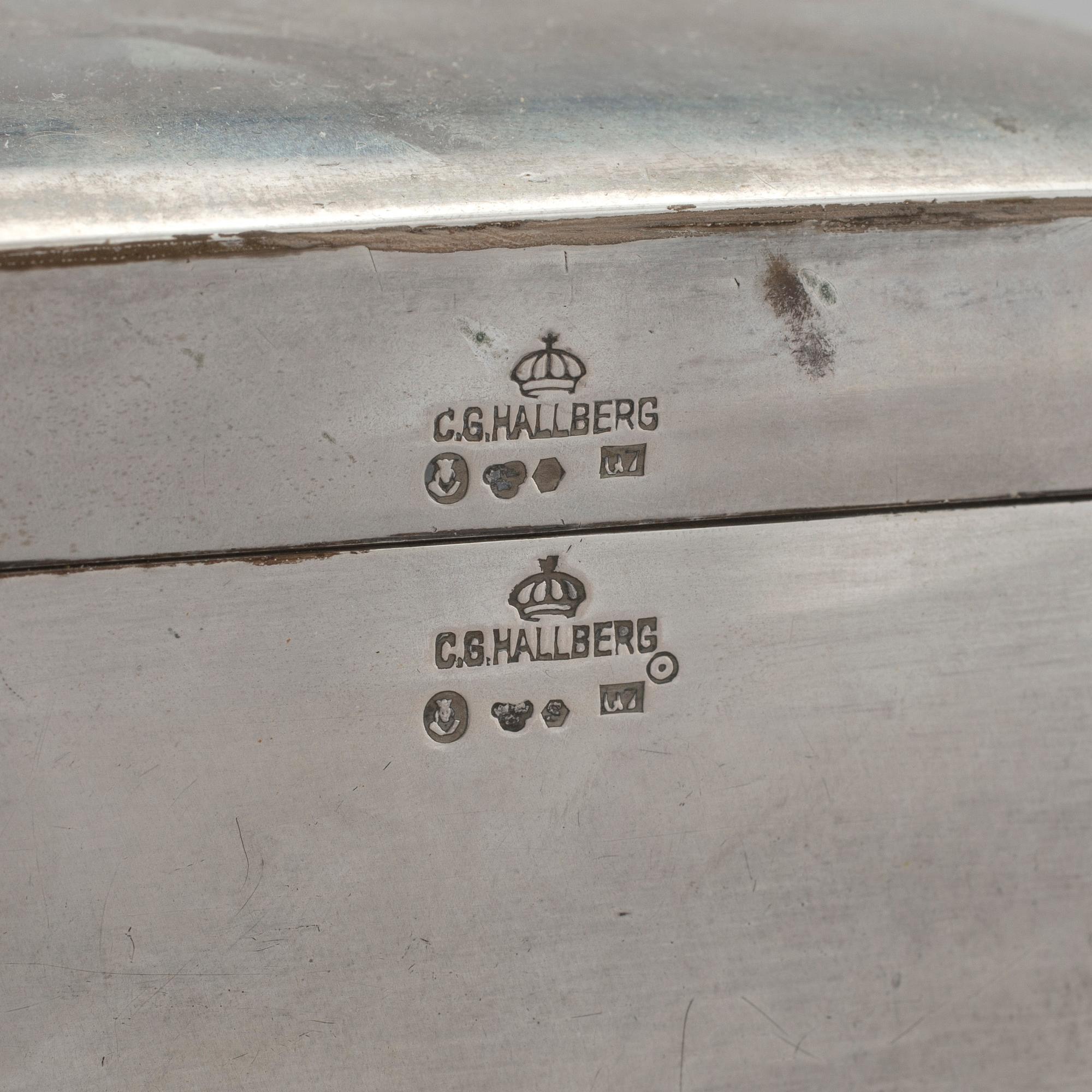 SKRIN, Silver, CG Hallberg, 934 g.