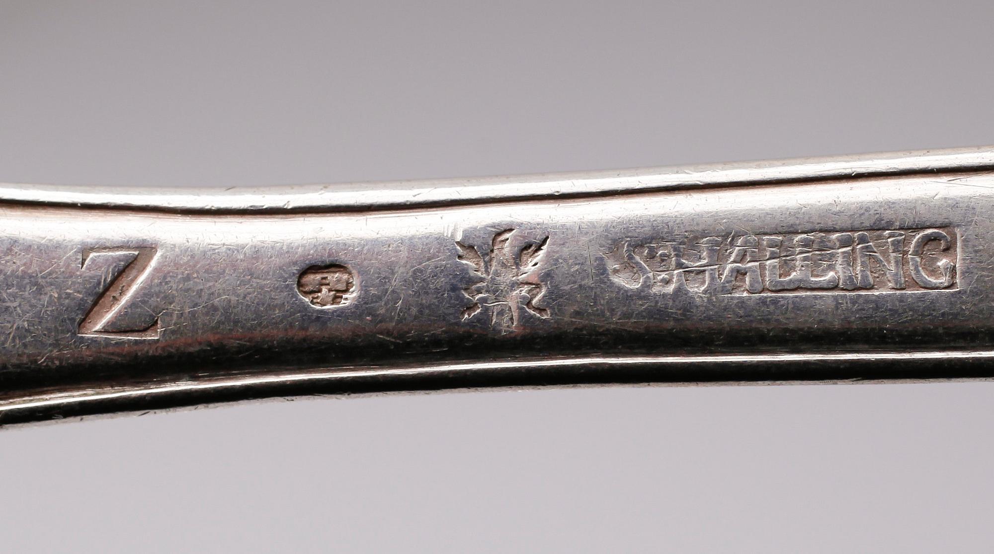 MATSKEDAR, 3 st, silver, svenska stämplar, omkring år 1800. Vikt ca 209 gram.