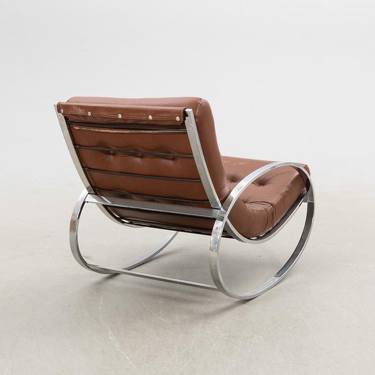Renato Zevi, Rocking chair, "Ellipse", 1960s/70s.