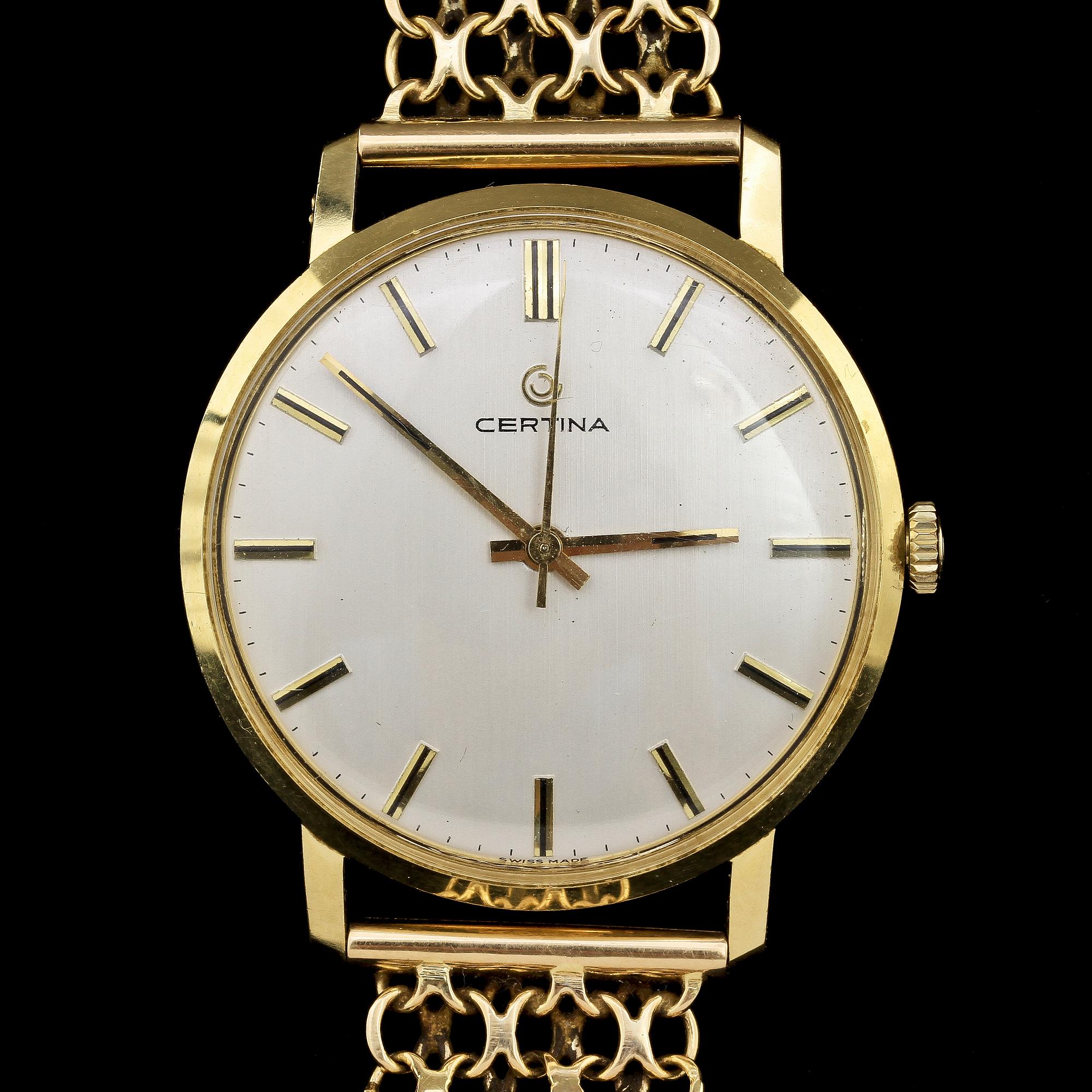 ARMBANDSUR, Certina, 18 k guld. Vikt 48 g.