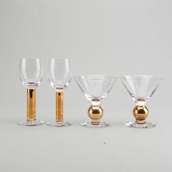 GUNNAR CYRÉN, glas,  4+4 st "Nobel", Orrefors.
