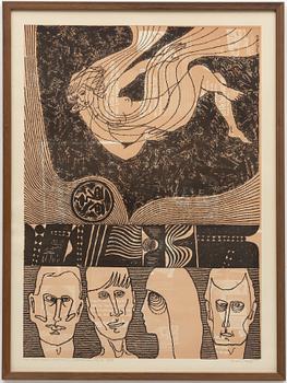 Endel Kõks, Triptych "Rainbow Woman I-III".