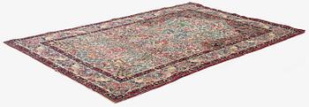Matta, antik Kirman Laver, södra Persien, ca 210 x 134 cm.