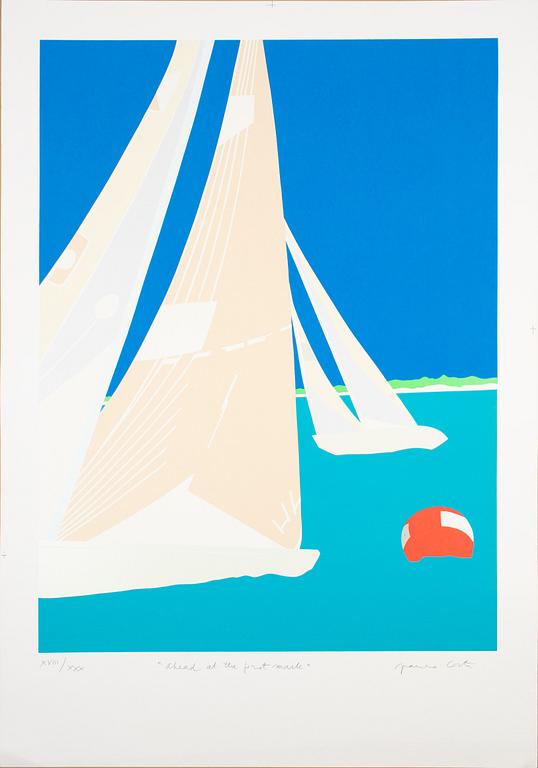 Franco Costa,  "Waiting for the start", "Ahead at The first mark", Keep our air clean (3).