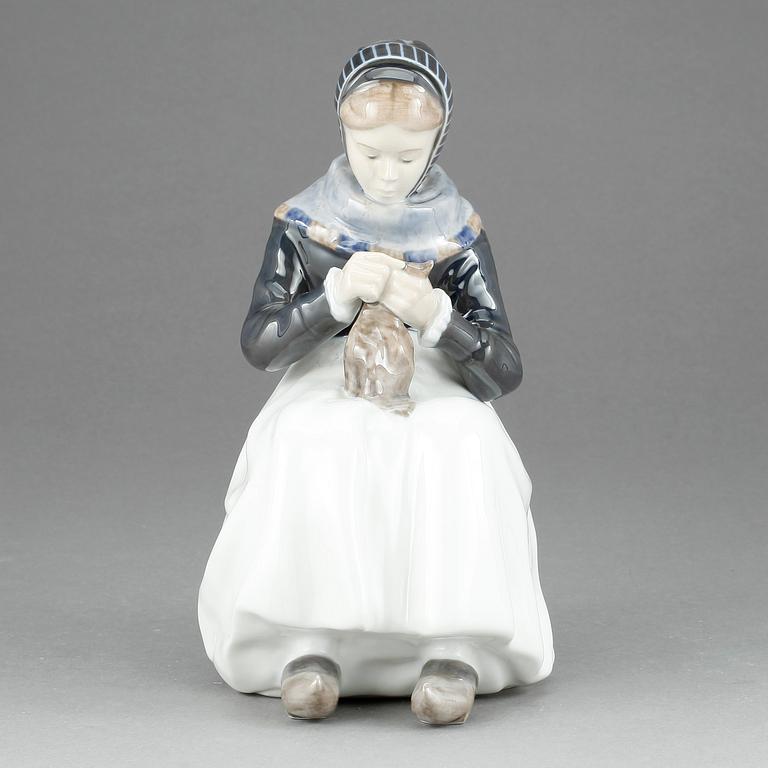 FIGURIN, porslin, Royal Copenhagen, 1900-talets andra hälft.