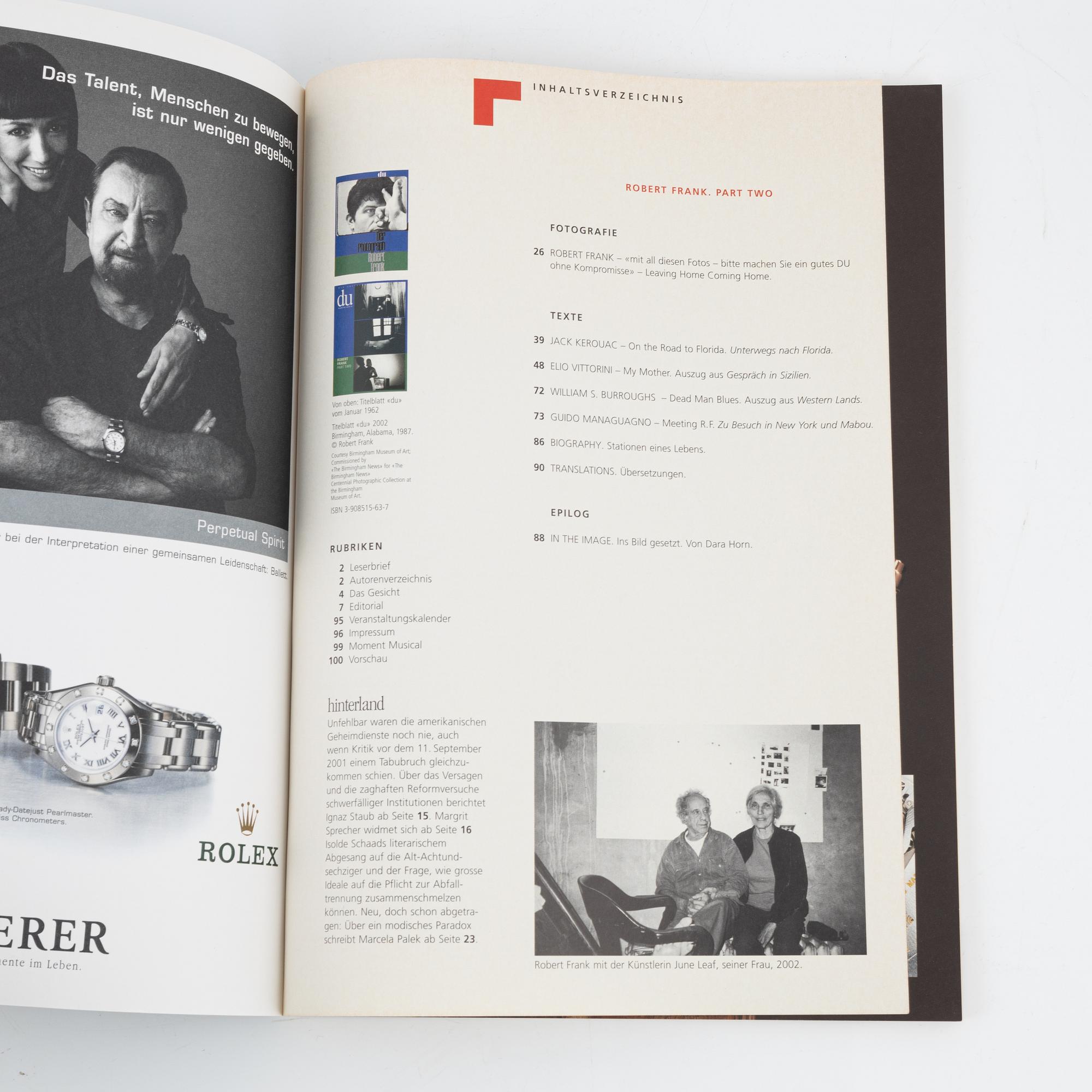 Robert Frank, 4 books.