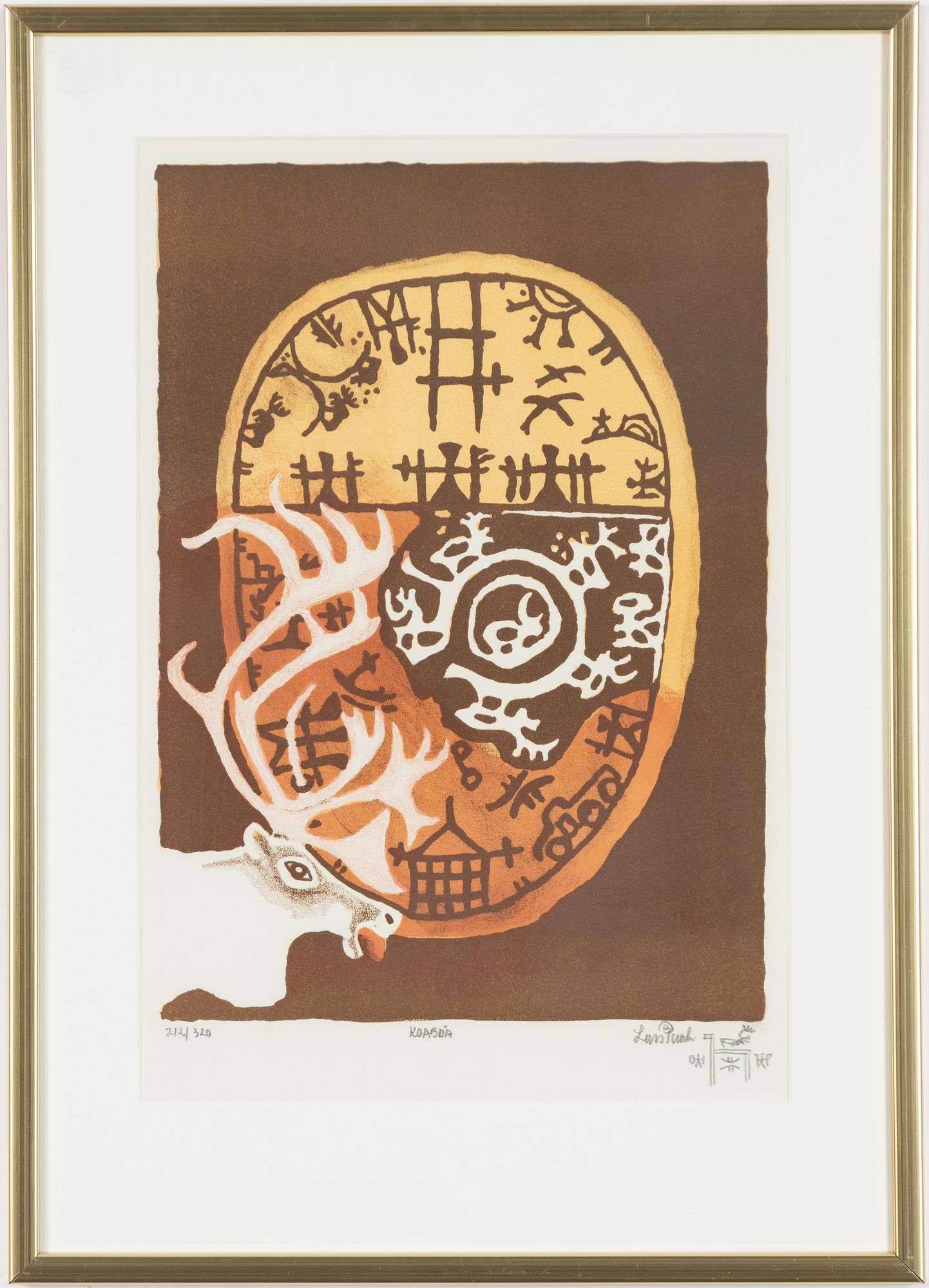 Lars Pirak, Composition with Reindeer.