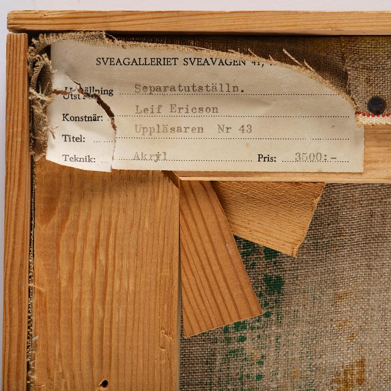 Leif Ericson,  "Uppläsaren".