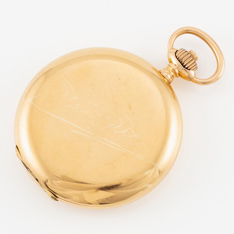 Longines, pocket watch, hunter, 52 mm.