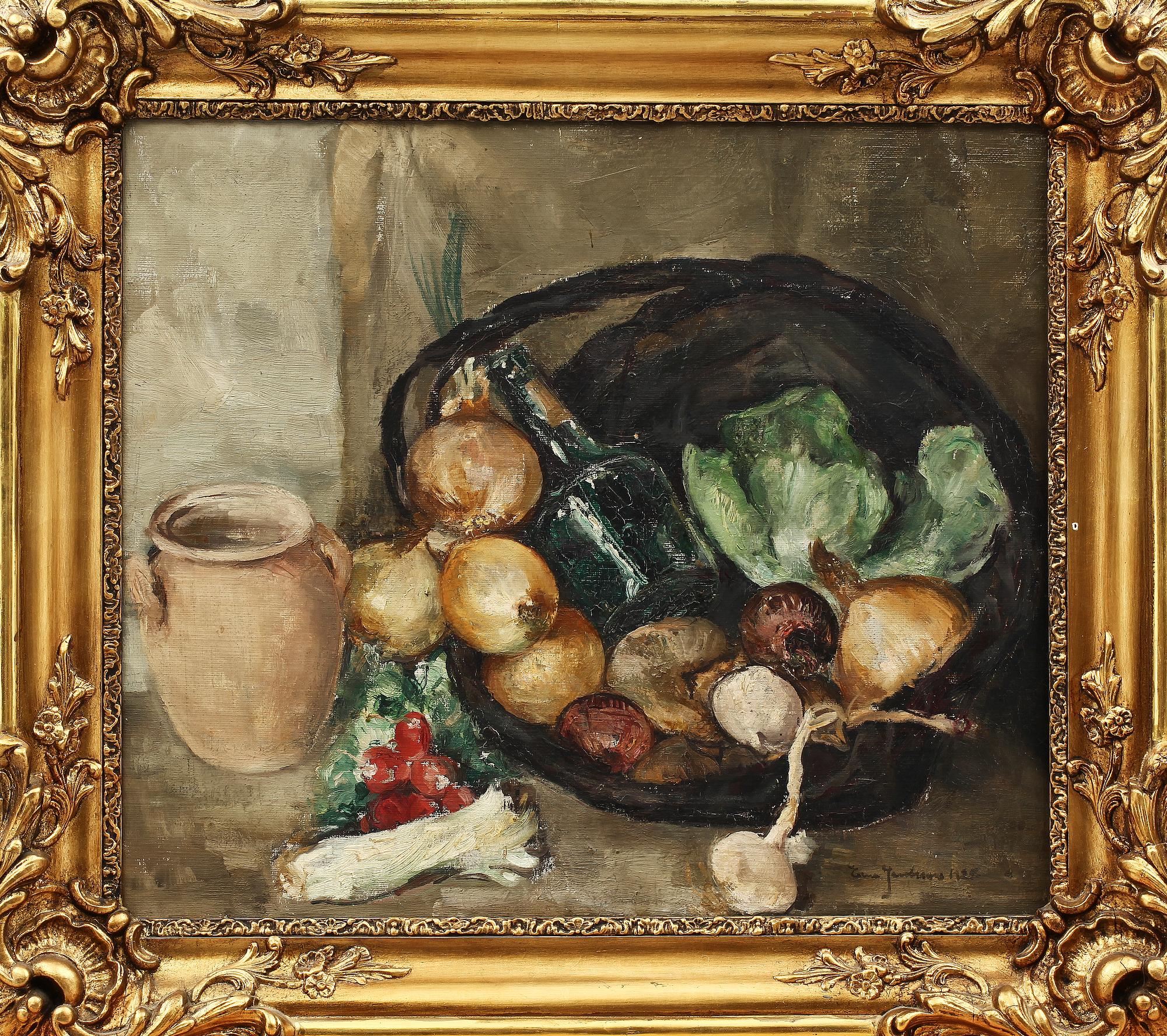 ELNA JACOBSSON, olja på duk, sign samt dat 1925.