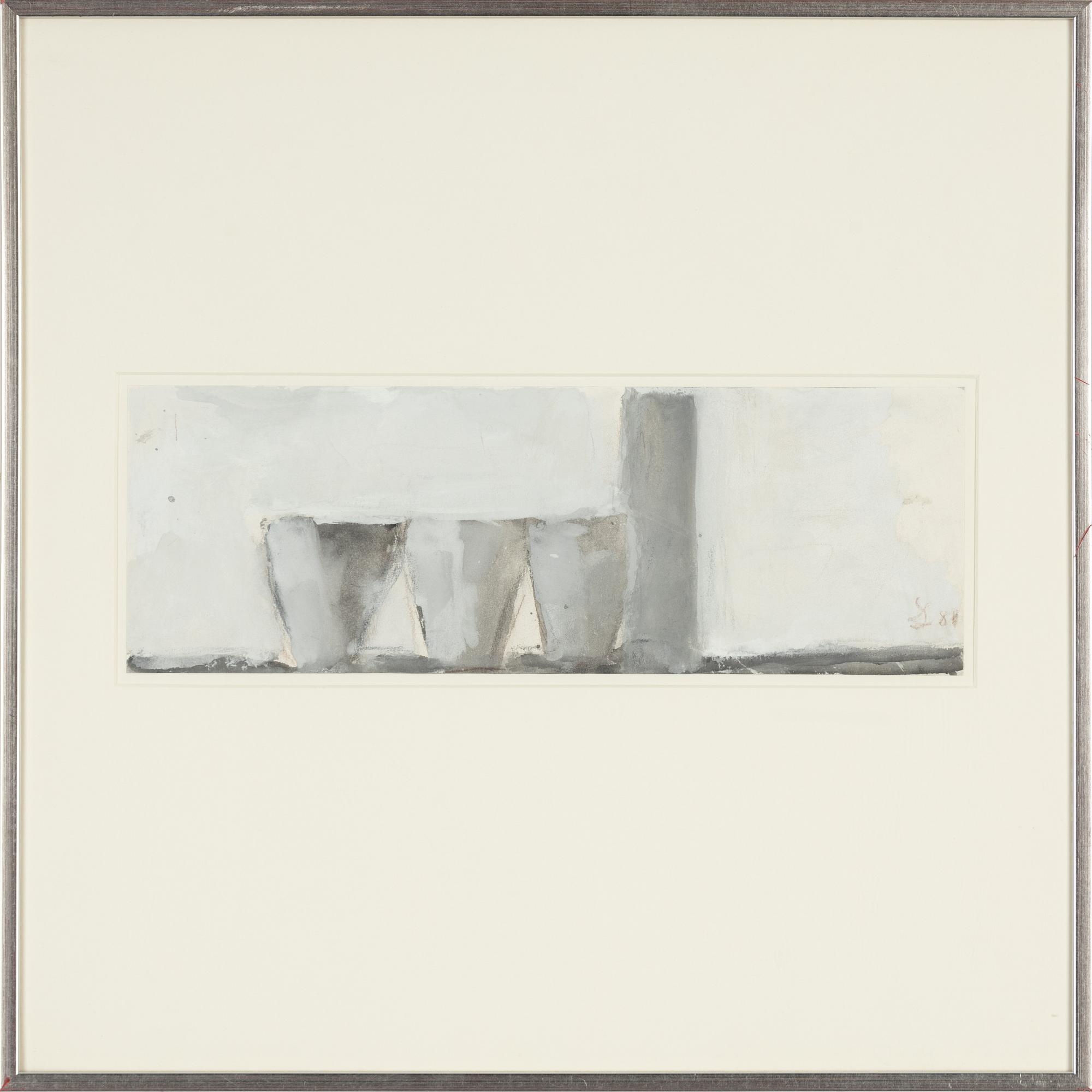 Sixten Lundbohm, gouache, signerad och daterad -81.