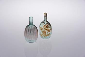 FLASKOR, 2 st, glas, Oiva Toikka.