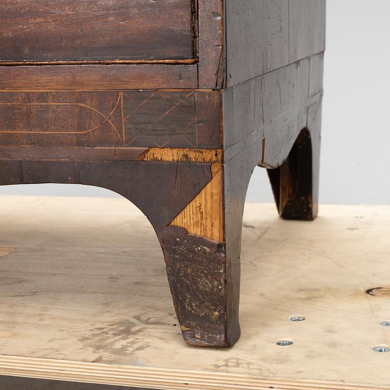 A 19th Century matced mahogany veneered cabinet.