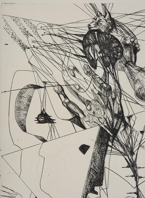 Ernst Iosipovitch Neizvestny, Utan titel ur: "Hommage aux Prix Nobel" (Nobelprismappen).