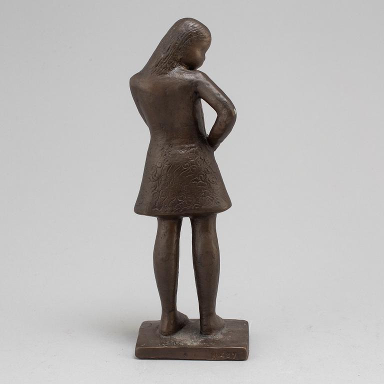 LISA LARSON, skulptur, brons, signerad och numrerad No 487.