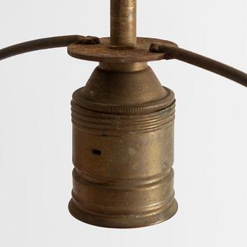 A pair of Swedish Modern ceiling lamps, 1940s.