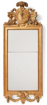 A Gustavian mirror by J. Åkerblad.