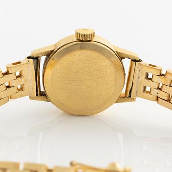 Enicar, wristwatch, 18K gold, 16.5 mm.