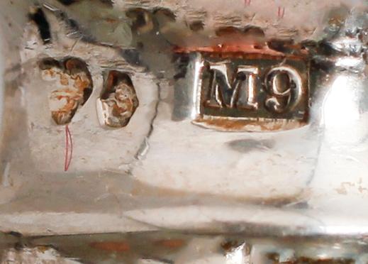 KNIVAR, 18 st, silver, modell Disa, svenska stämplar bl a 1957. Total vikt ca 844 g.