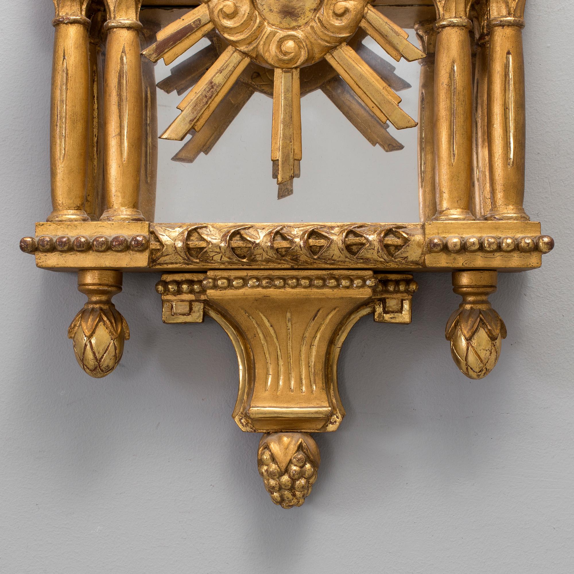 A WALL CLOCK, gustavian style, 20th century.