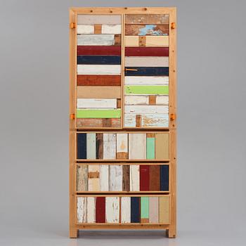 Piet Hein Eek, a "Classic Scrapwood Cabinet", Studio Piet Hein Eek, Netherlands, post 1990.