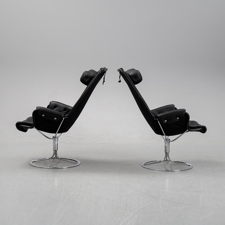 Bruno Mathsson, a pair 'Jetson' armchairs for Dux.