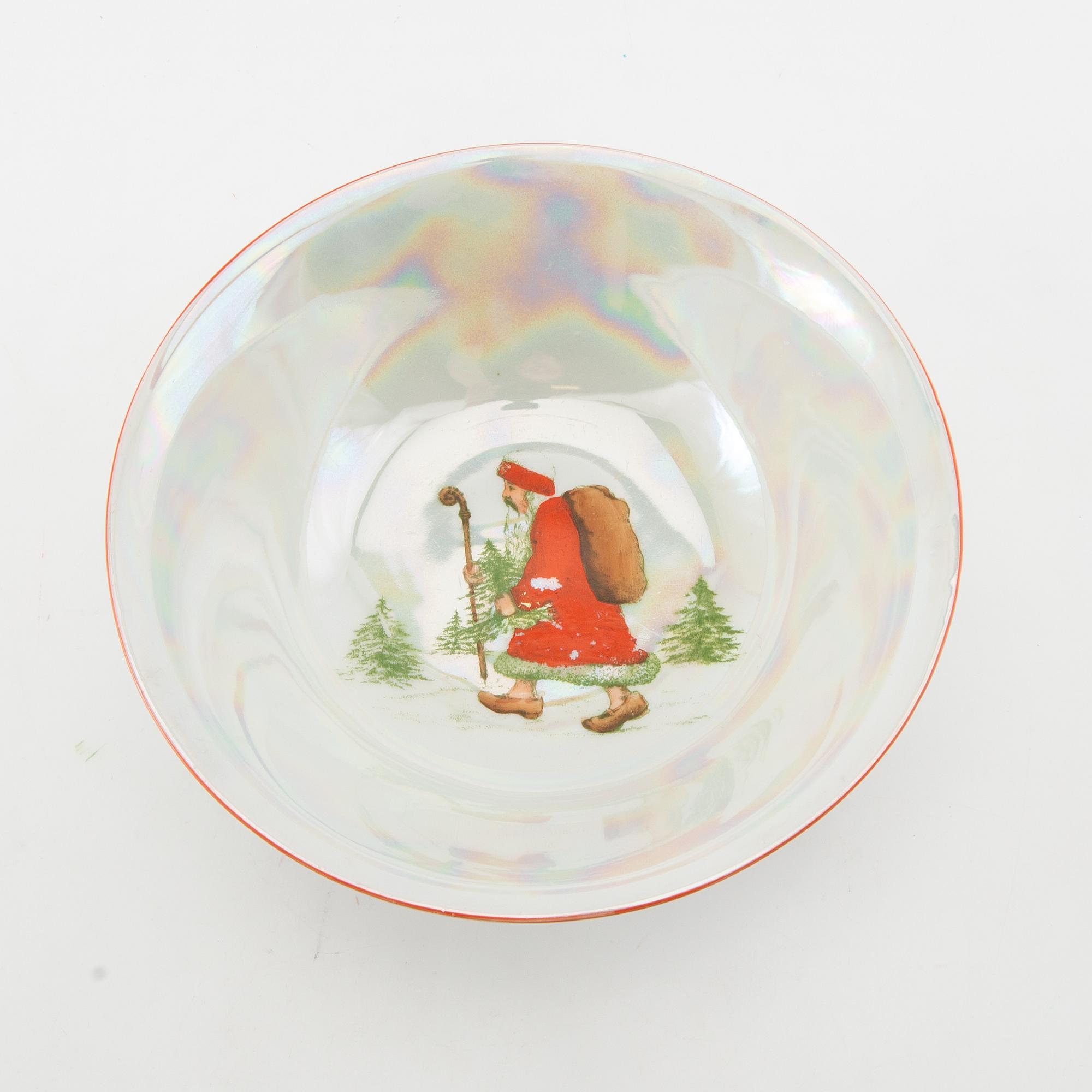 Jug, bowl, and glass 5 dl, including Czech Republic, mid-20th century glass.