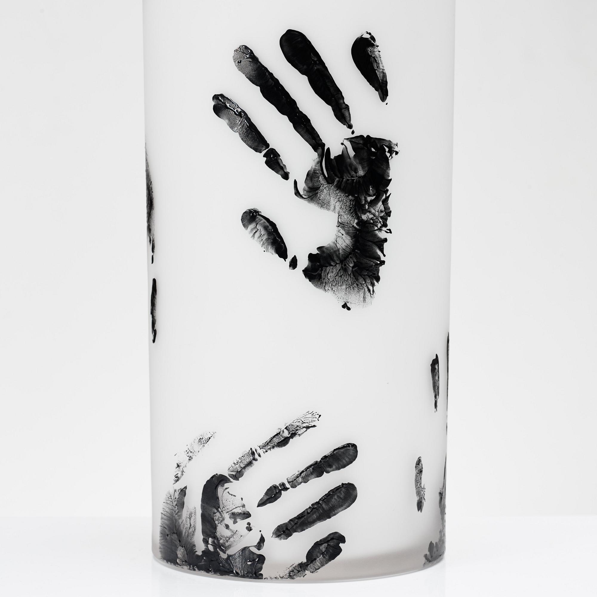 Per B. Sundberg, a glass vase, Orrefors, Sweden 2003.