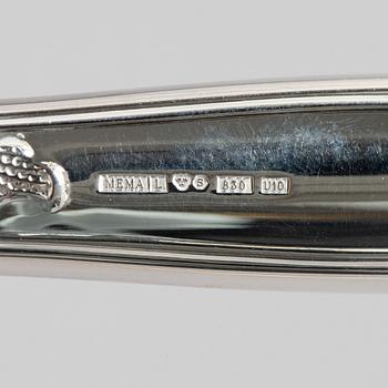 A silver cutlery, model 'Sachsisk', mostly Cohr, Denmark (100 pieces).