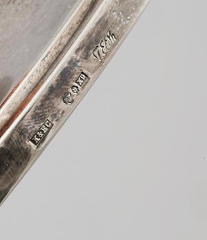LJUSSTAKAR, 2 par, silver, Sverige, 1900-talets andra hälft.