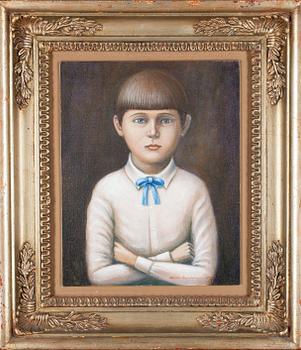 VEIKKO LAUKKANEN, olja på skiva, signerad och daterad -67.