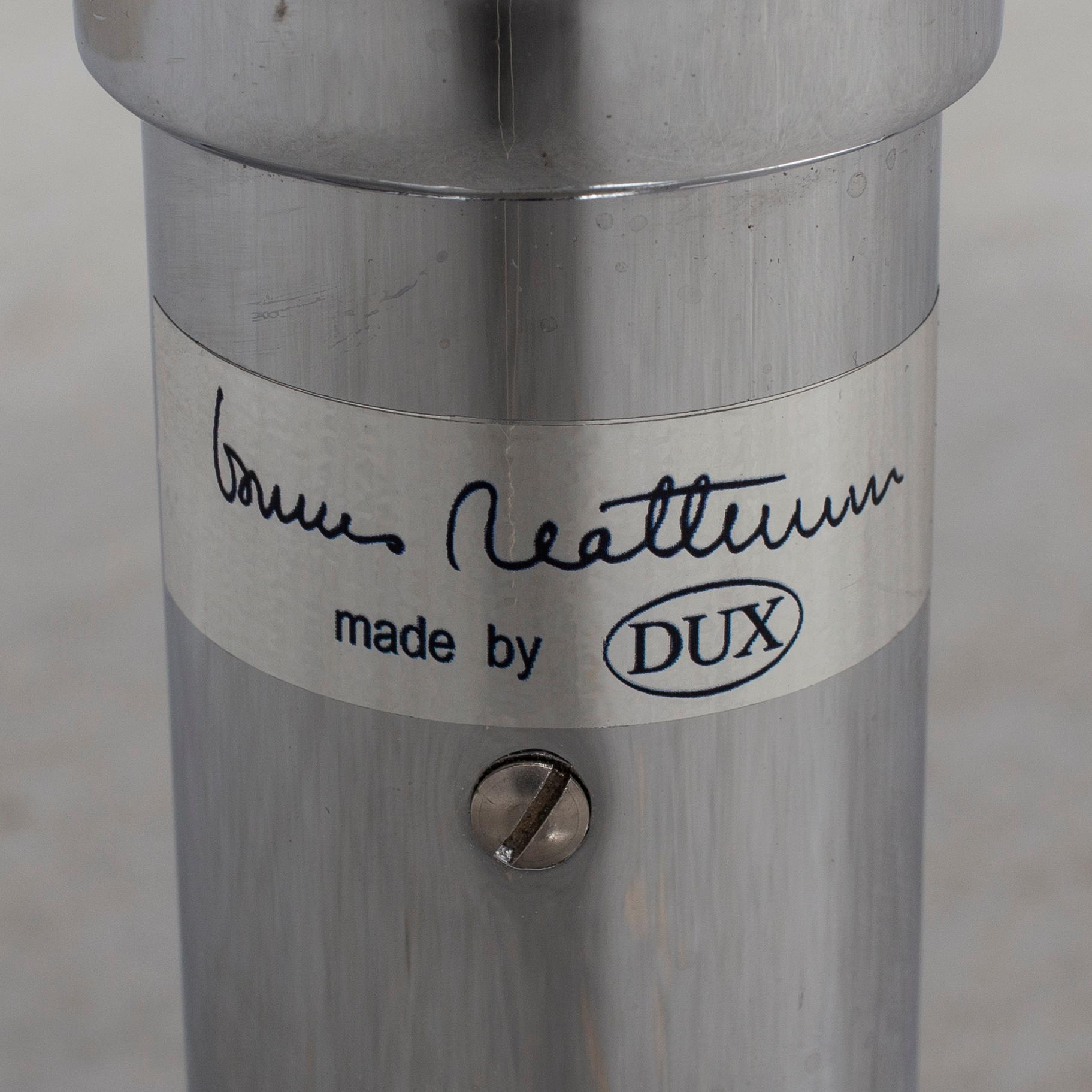 BRUNO MATHSSON, a black leather 'Jetson' easy chair from Dux, 21st Century.