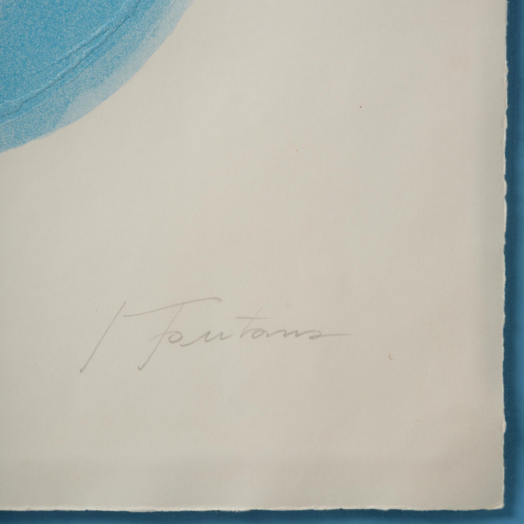 Lucio Fontana, "Nudo Azzurro".