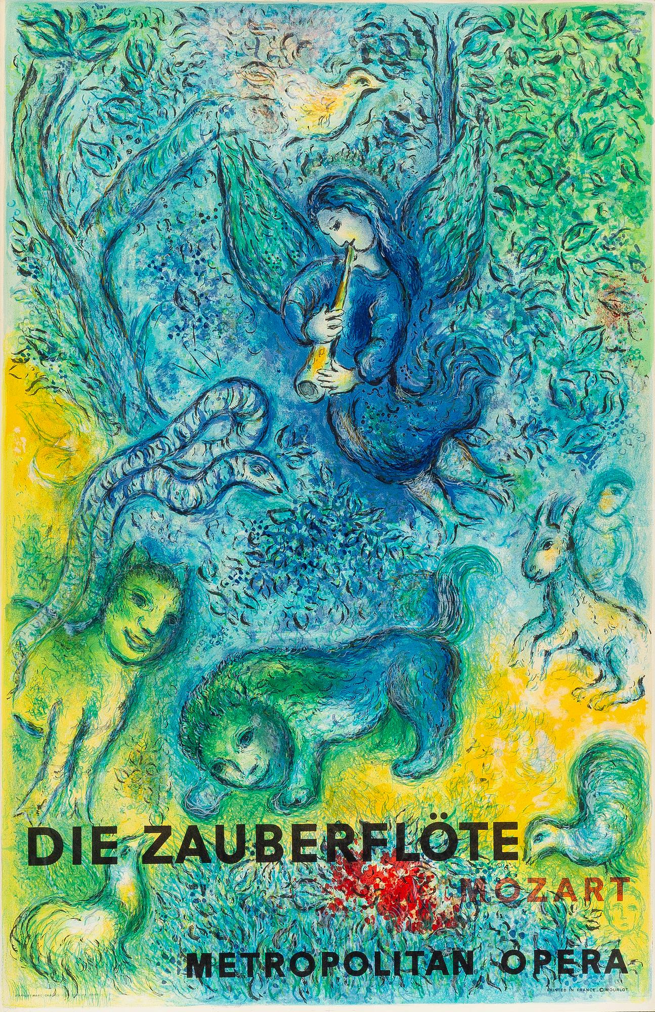 Marc Chagall, after, "Die Zauberflöte".