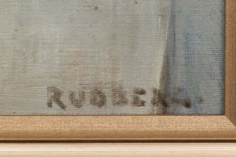 GUSTAV RUDBERG, oil on panel signed.