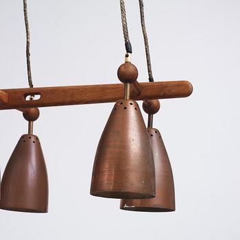 Hans-Agne Jakobsson, attributed, a ceiling lamp, Hans Agne Jakobsson AB, Markaryd, Sweden 1950s.