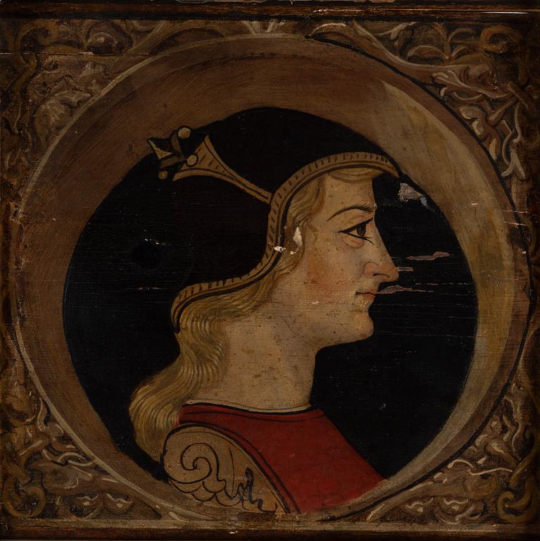 Okänd konstnär, 1700-tal, olja på pannå, 1700-tal.