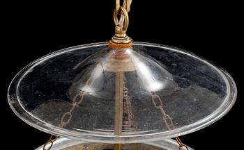 AMPEL, glas, 1900-tal. H 55.