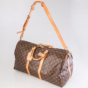 LOUIS VUITTON, "Keepall Bandouliere 55", VÄSKA.