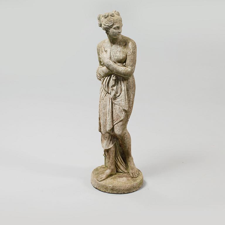 TRÄDGÅRDSSKULPTUR, gjutmassa, 1900-talets andra hälft.