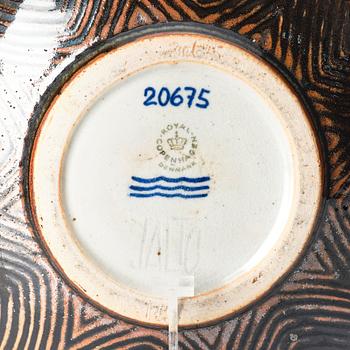 Axel Salto, skål, "Räfflad Stil",  Royal Copenhagen, 1966, modell  20675.