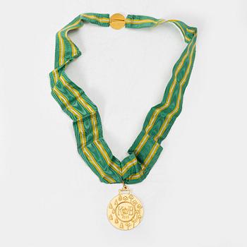 An 18K gold medal, Sporrong, Stockholm 1958.