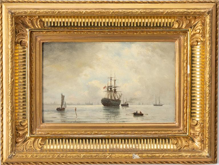 Carl Gabriel Adelsköld, Fartyg till havs.